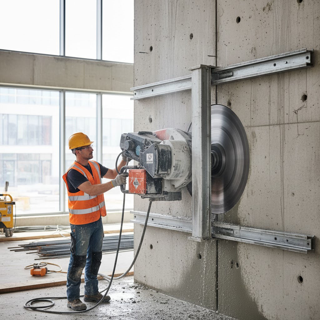 Hidrolik Karot ile Beton Kesme